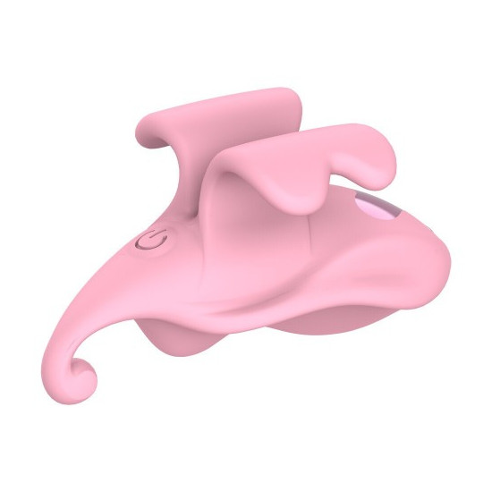 VIBRADOR DE DEDO FINGER DUAL ROSA LOVELINE