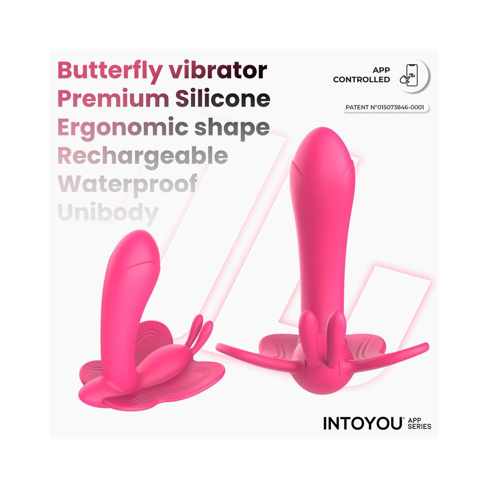 Wingy Estimulador Mariposa con APP Peach Red