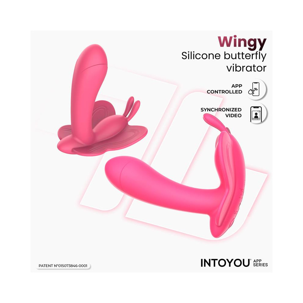 Wingy Estimulador Mariposa con APP Peach Red