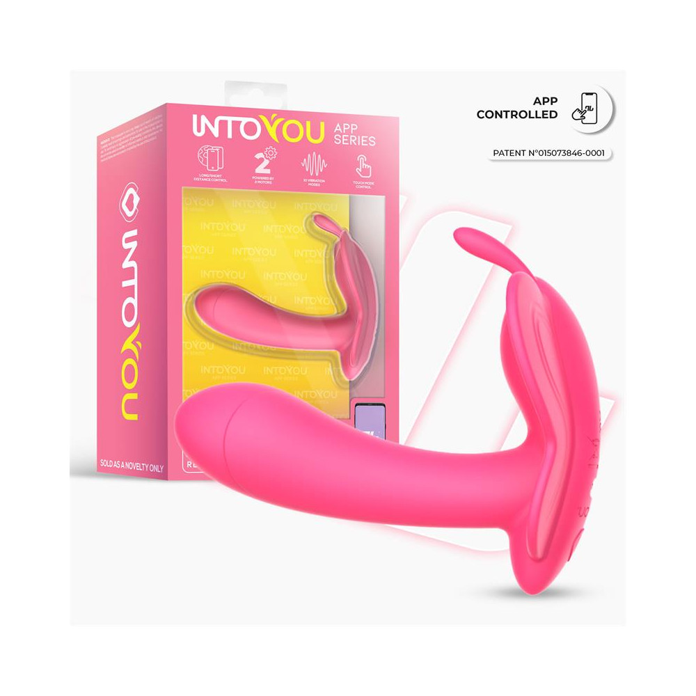 Wingy Estimulador Mariposa con APP Peach Red