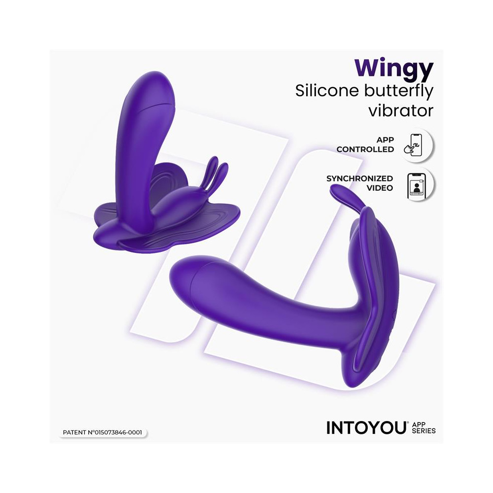 Wingy Estimulador Mariposa con APP Púrpura