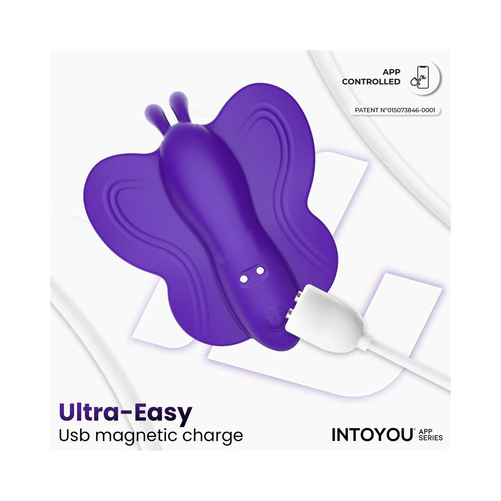 Wingy Estimulador Mariposa con APP Púrpura