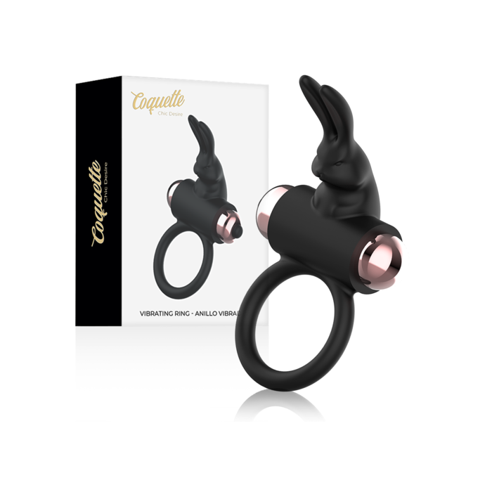 COCK RING ANILLO VIBRADOR NEGRO / GOLD