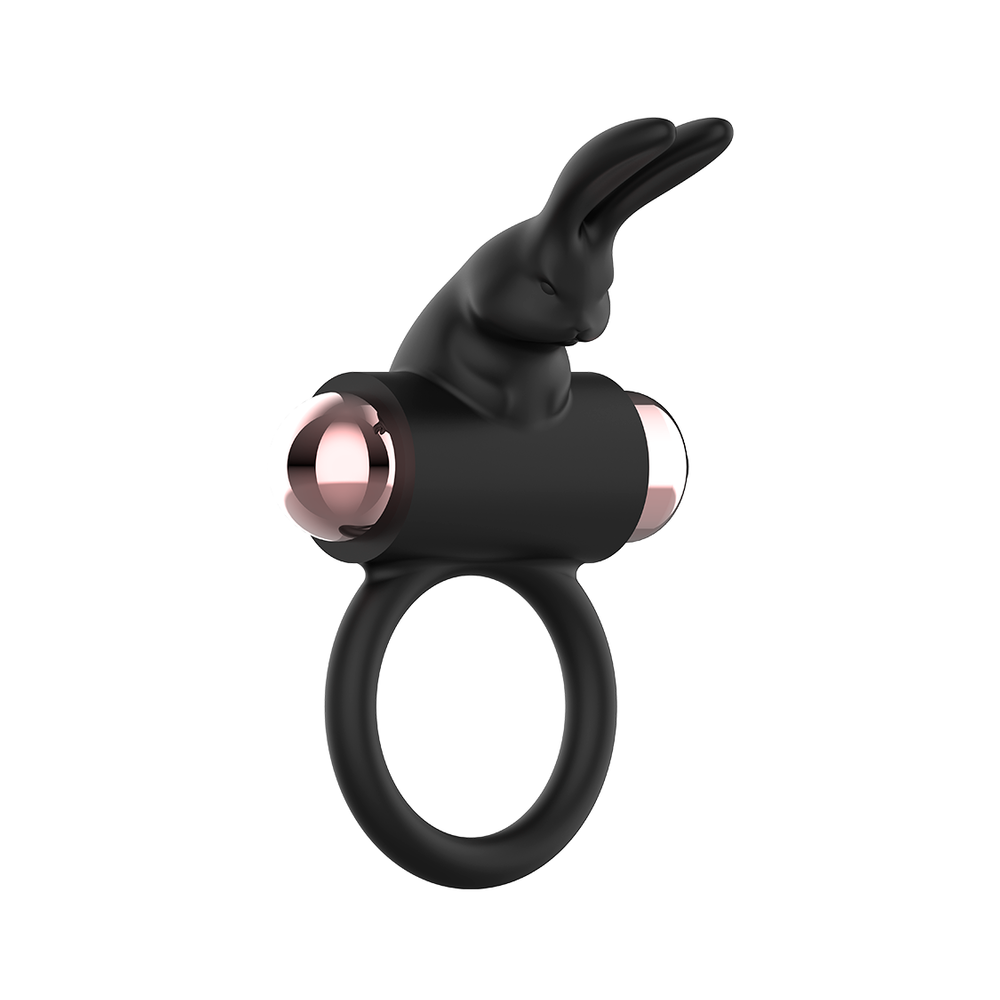 COCK RING ANILLO VIBRADOR NEGRO / GOLD