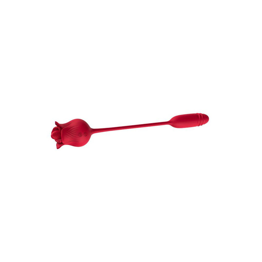 Rosa Vibradora con Licking y Thrusting USB
