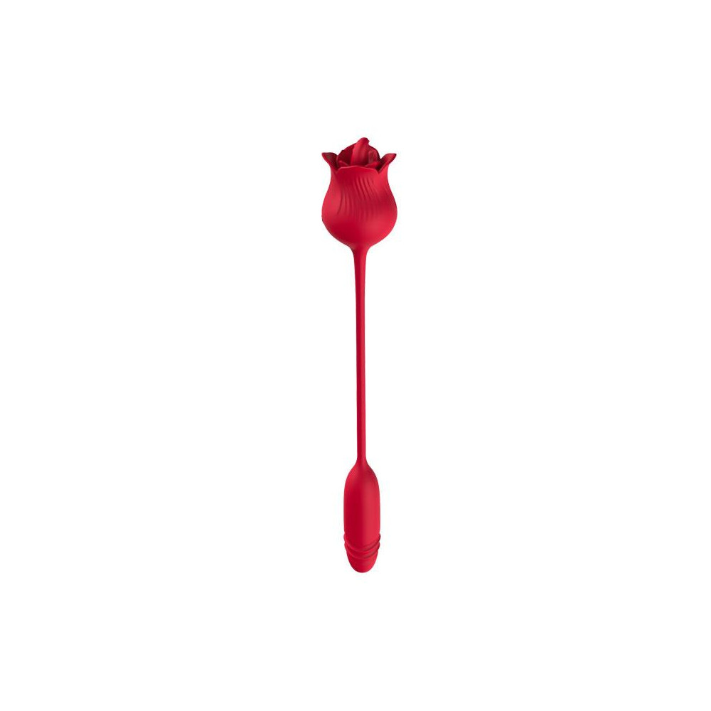 Rosa Vibradora con Licking y Thrusting USB