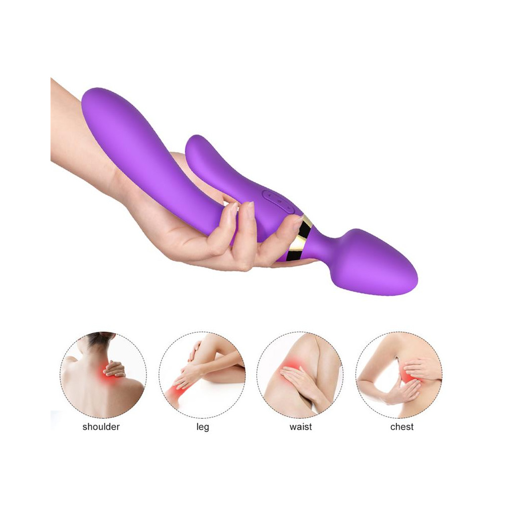Masajeador y Vibrador Púrpura