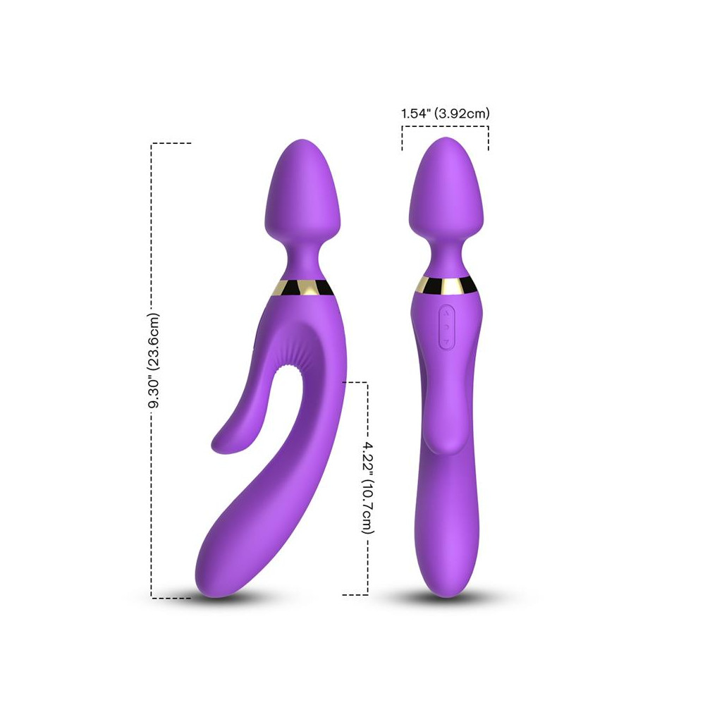 Masajeador y Vibrador Púrpura