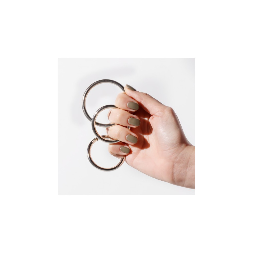 METALEROS CONJUNTO DE 3 ANILLOS PARA EL PENE DE METAL CRUSHIOUS