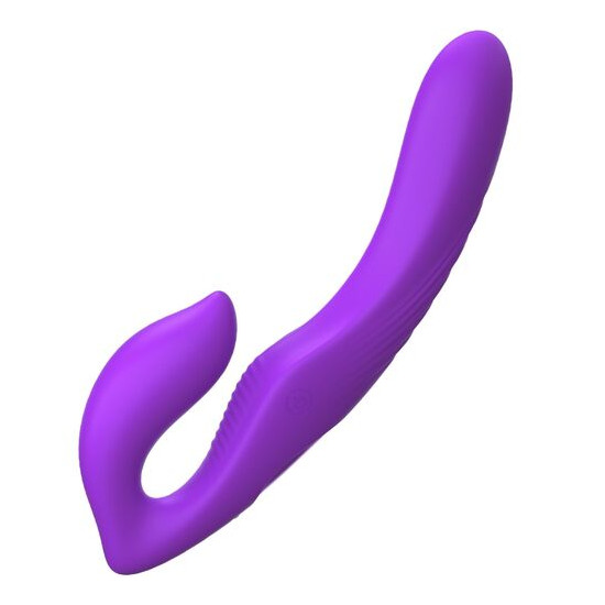 VIBRADOR DOBLE PENETRACION CONTROL REMOTO 9 NIVELES VIOLETA