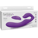 VIBRADOR DOBLE PENETRACION CONTROL REMOTO 9 NIVELES VIOLETA