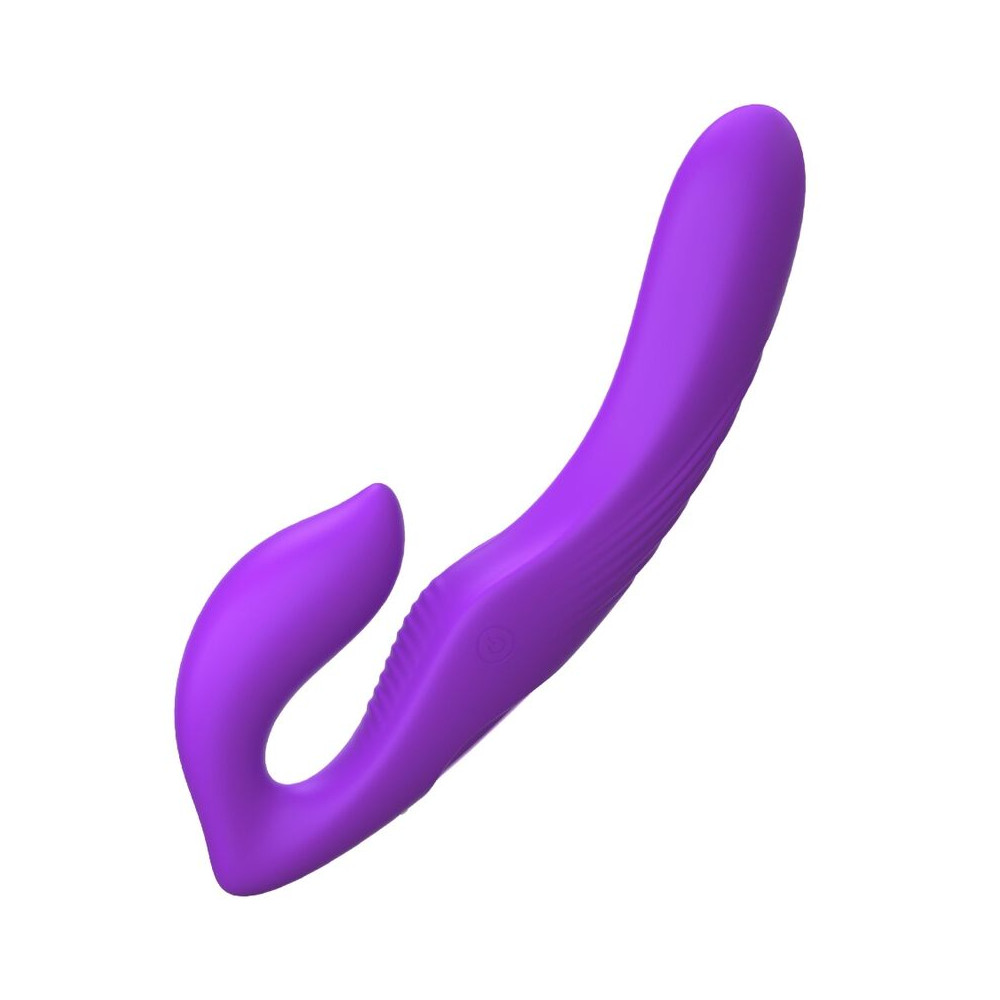 VIBRADOR DOBLE PENETRACION CONTROL REMOTO 9 NIVELES VIOLETA