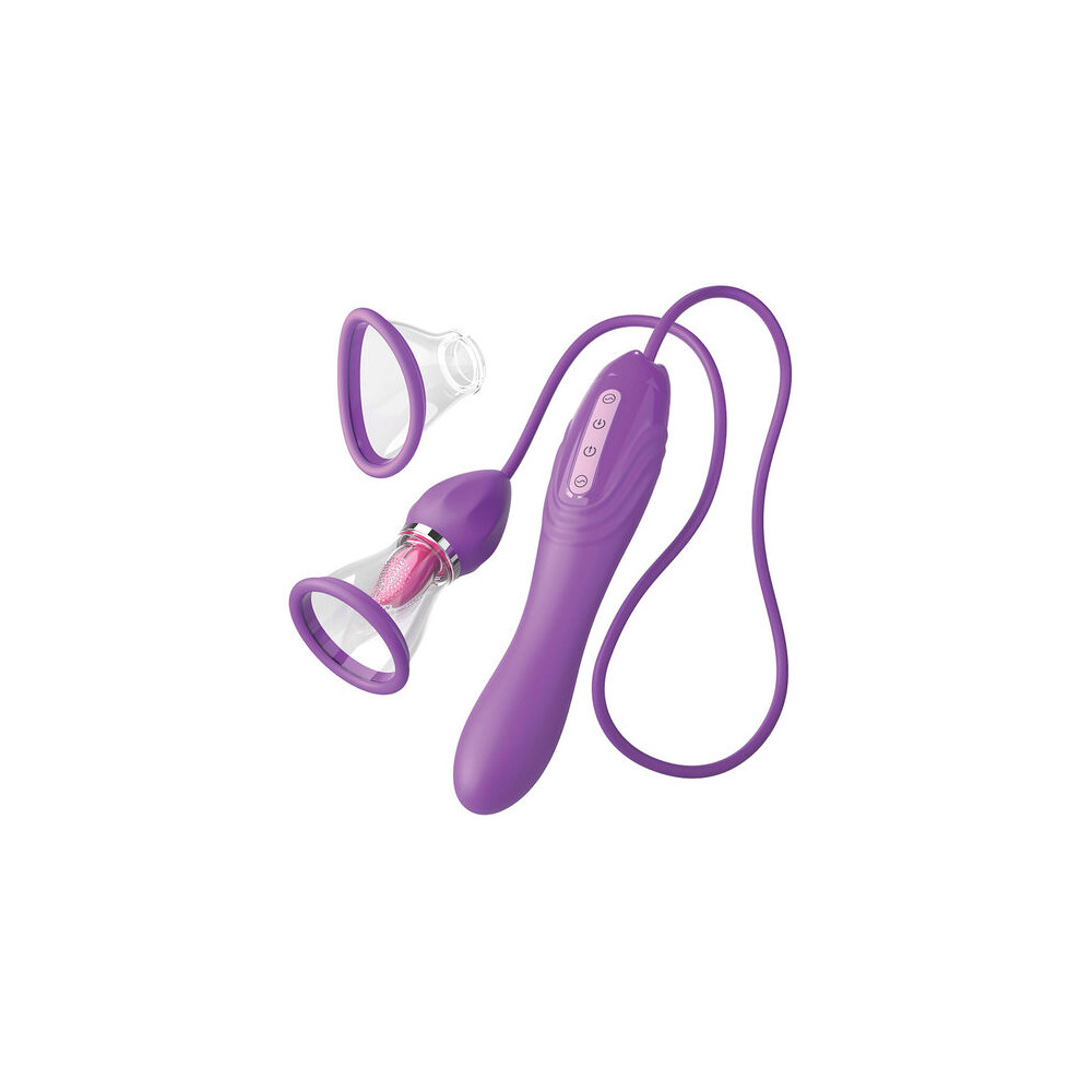 ULTIMATE PLEASURE MAX MANGUERA DE SUCCIÓN CON LENGUA ESTIMULADORA MORADO