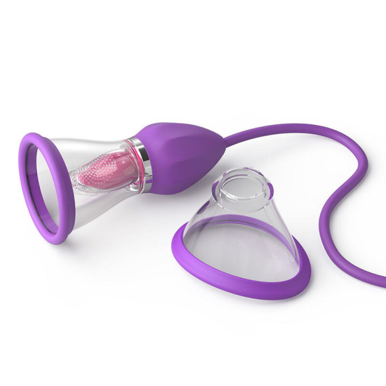 ULTIMATE PLEASURE MAX MANGUERA DE SUCCIÓN CON LENGUA ESTIMULADORA MORADO
