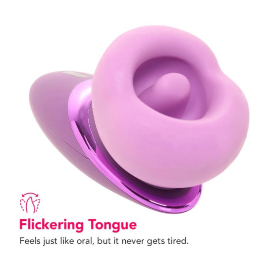 SUCCIONADOR DE CLÍTORIS CON VIBRACIÓN PLEASURE SUCKER MORADO