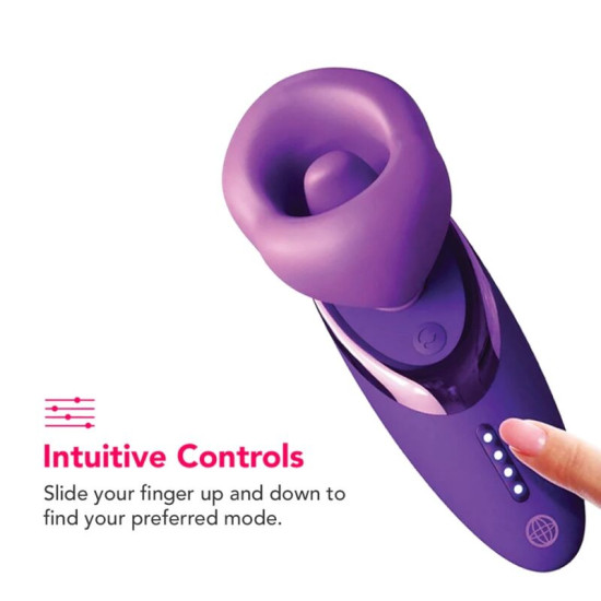 SUCCIONADOR DE CLÍTORIS CON VIBRACIÓN PLEASURE SUCKER MORADO