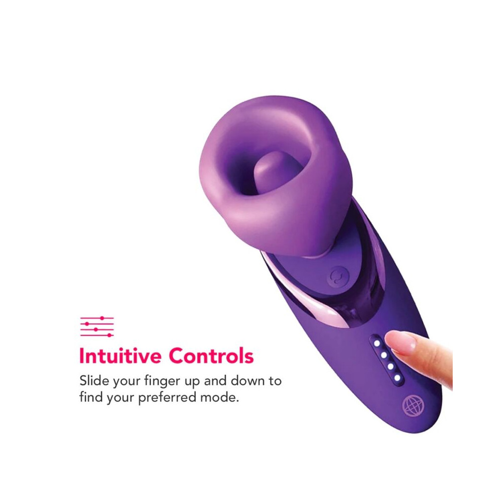 SUCCIONADOR DE CLÍTORIS CON VIBRACIÓN PLEASURE SUCKER MORADO