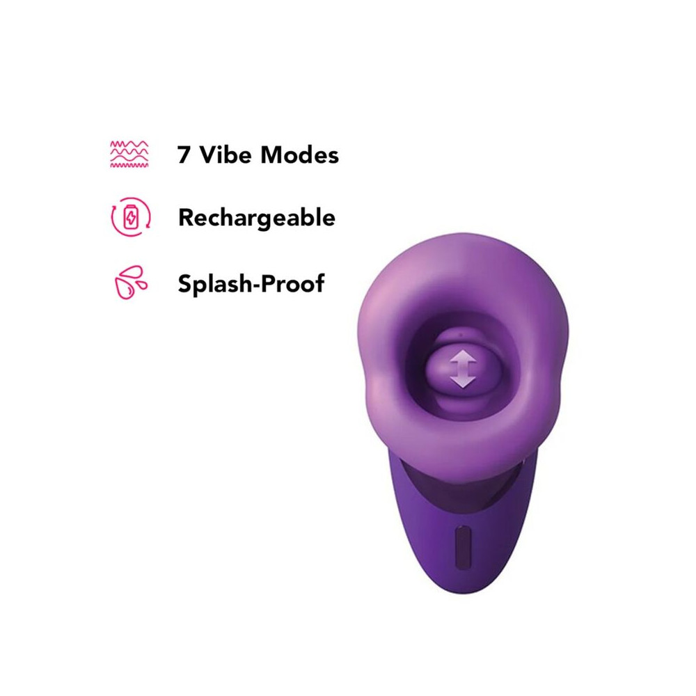 SUCCIONADOR DE CLÍTORIS CON VIBRACIÓN PLEASURE SUCKER MORADO