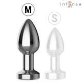 Plug Anal Metal Talla M con Led y Control Remoto