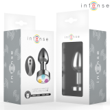 Plug Anal Metal Talla M con Led y Control Remoto