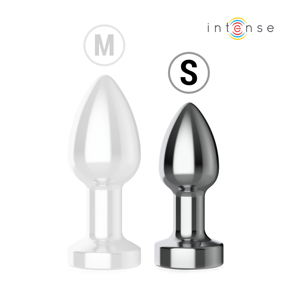 Plug Anal Metal Talla S con Led y Control Remoto