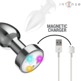 Plug Anal Metal Talla S con Led y Control Remoto