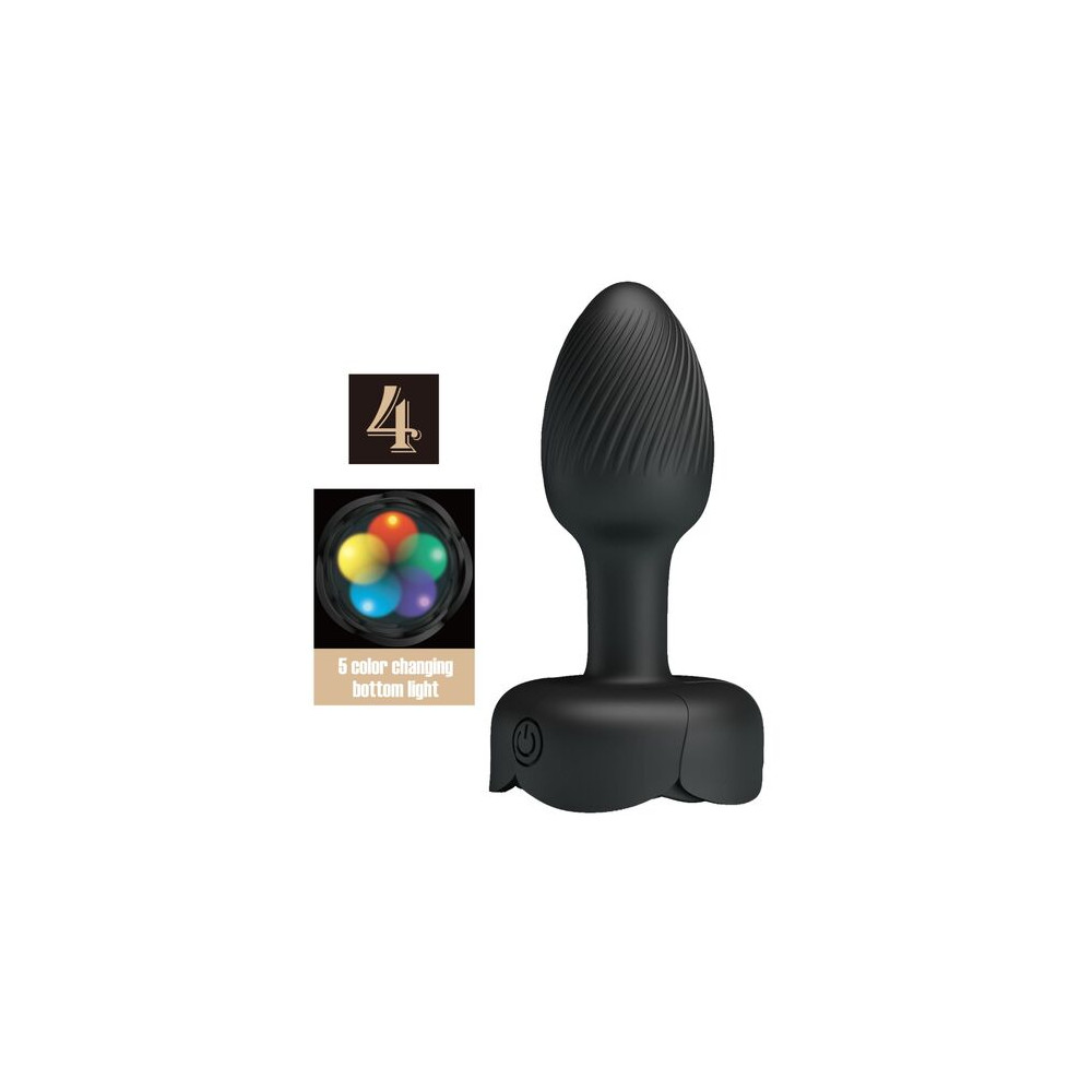 OLMAN PLUG ANAL CON LUZ LED 8.8 CM