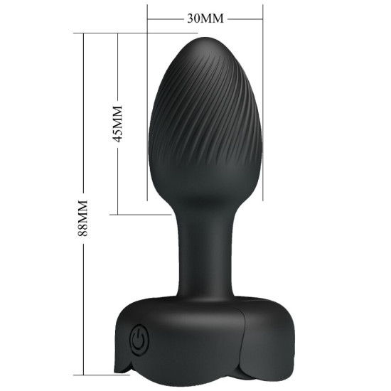 OLMAN PLUG ANAL CON LUZ LED 8.8 CM