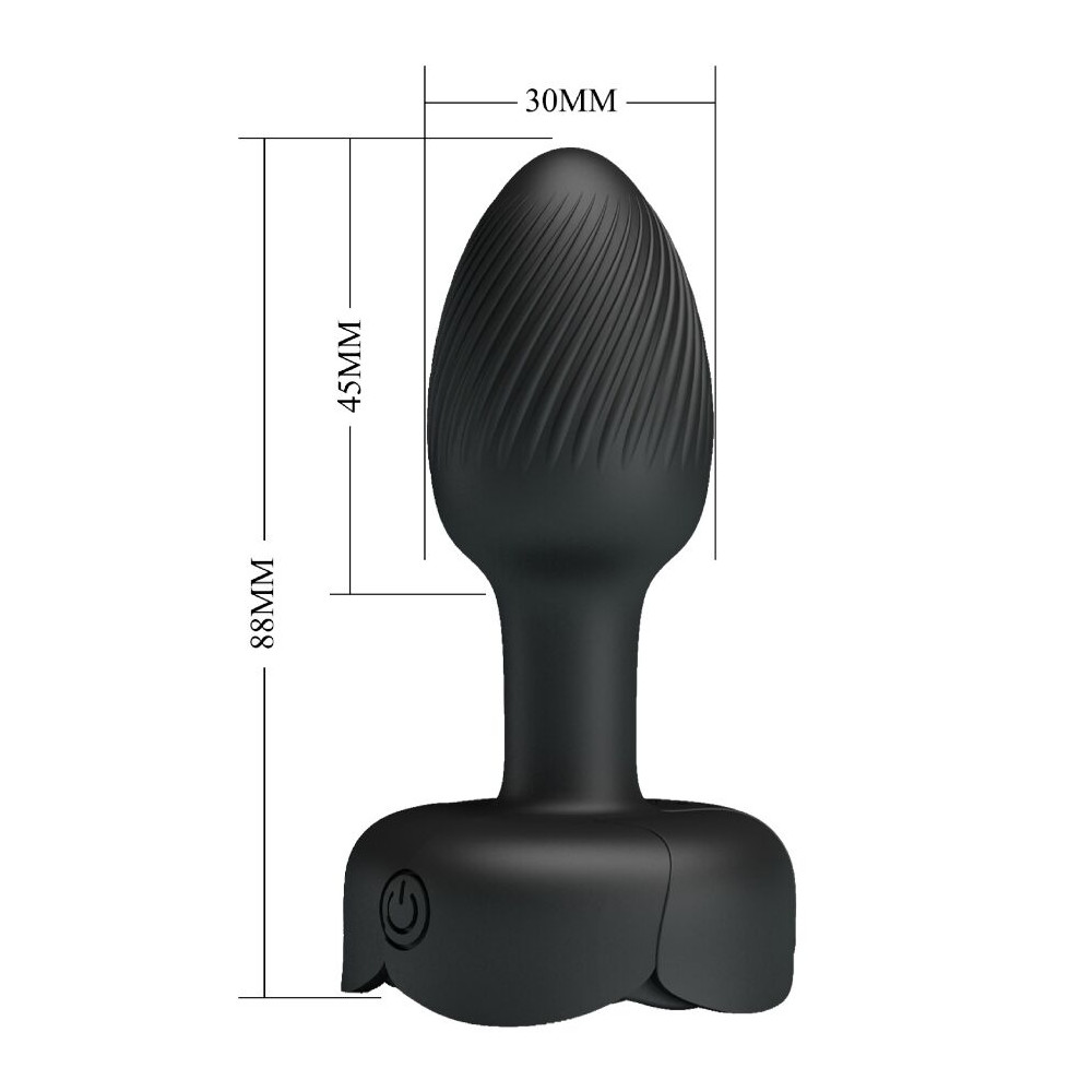 OLMAN PLUG ANAL CON LUZ LED 8.8 CM