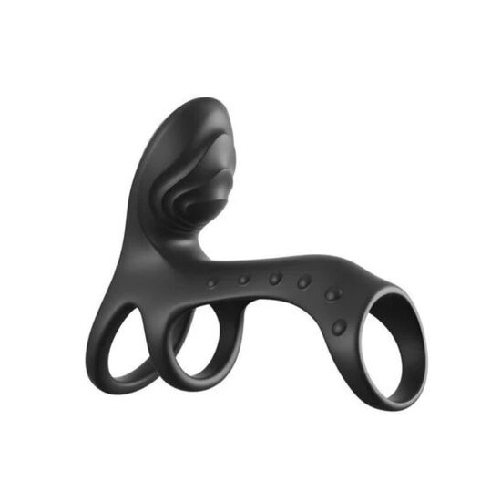 ANILLO VIBRADOR PARA PAREJAS ULTIMATE COUPLES CAGE PRO 19.5 CM