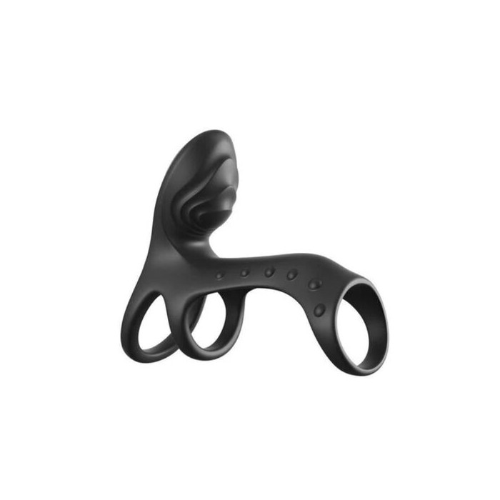 ANILLO VIBRADOR PARA PAREJAS ULTIMATE COUPLES CAGE PRO 19.5 CM