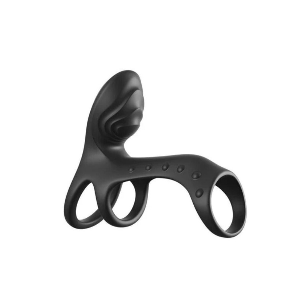 ANILLO VIBRADOR PARA PAREJAS ULTIMATE COUPLES CAGE PRO 19.5 CM