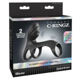 ANILLO VIBRADOR PARA PAREJAS ULTIMATE COUPLES CAGE PRO 19.5 CM