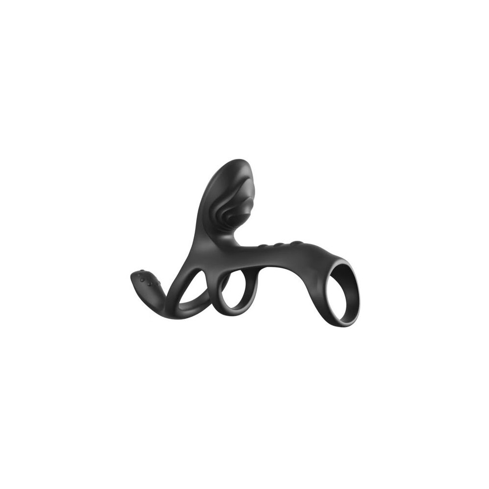 ANILLO VIBRADOR PARA PAREJAS ULTIMATE COUPLES CAGE MAX 19.5 CM