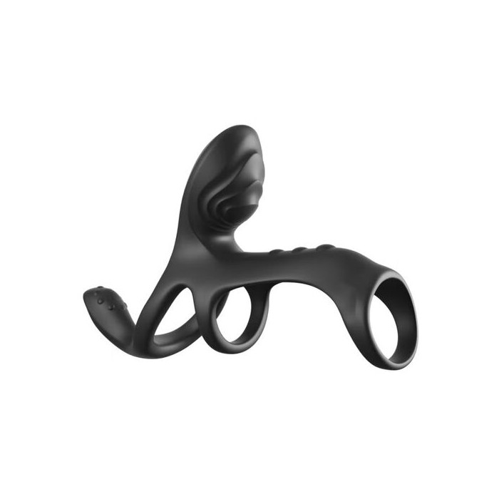 ANILLO VIBRADOR PARA PAREJAS ULTIMATE COUPLES CAGE MAX 19.5 CM