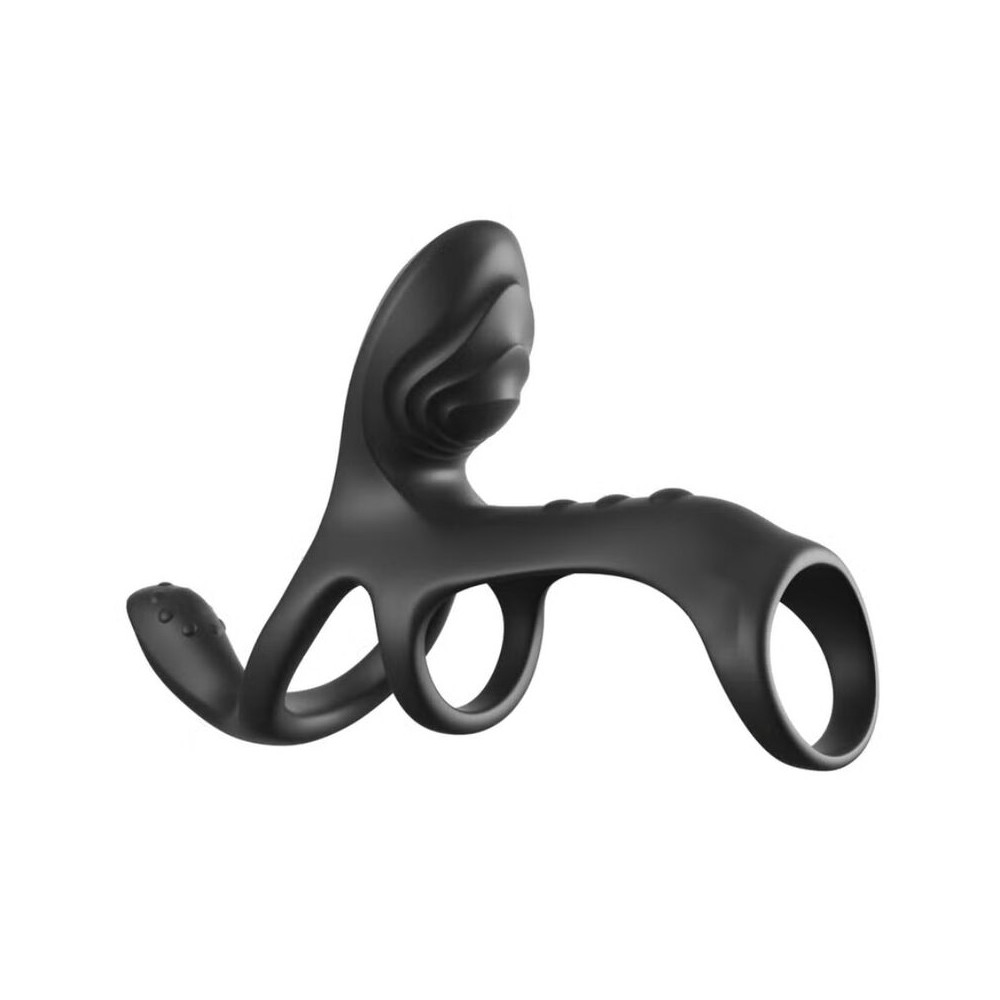 ANILLO VIBRADOR PARA PAREJAS ULTIMATE COUPLES CAGE MAX 19.5 CM