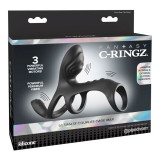 ANILLO VIBRADOR PARA PAREJAS ULTIMATE COUPLES CAGE MAX 19.5 CM