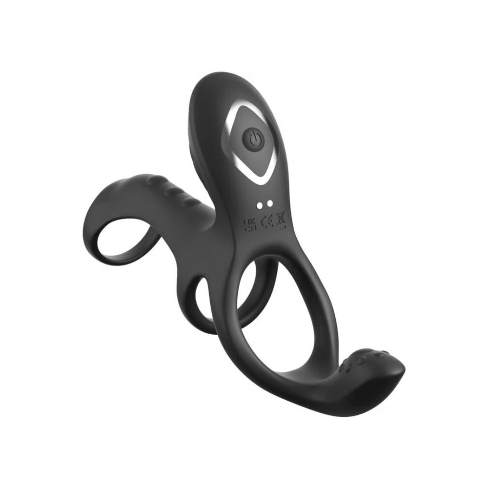 ANILLO VIBRADOR PARA PAREJAS ULTIMATE COUPLES CAGE MAX 19.5 CM