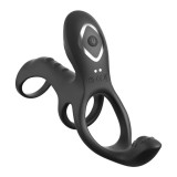 ANILLO VIBRADOR PARA PAREJAS ULTIMATE COUPLES CAGE MAX 19.5 CM