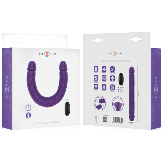 Gunter dildo doble vibrador