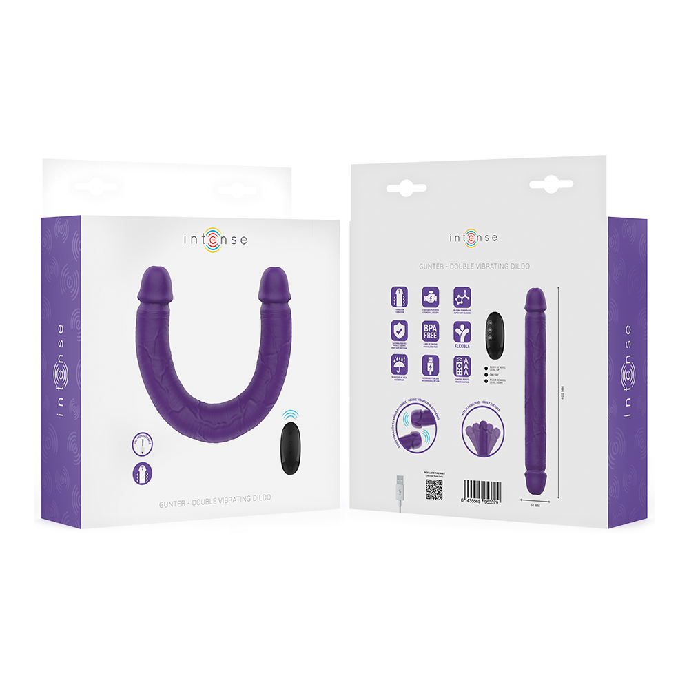 Gunter dildo doble vibrador