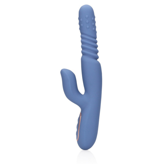 Vibrador con perlas giratorias Blue Nova