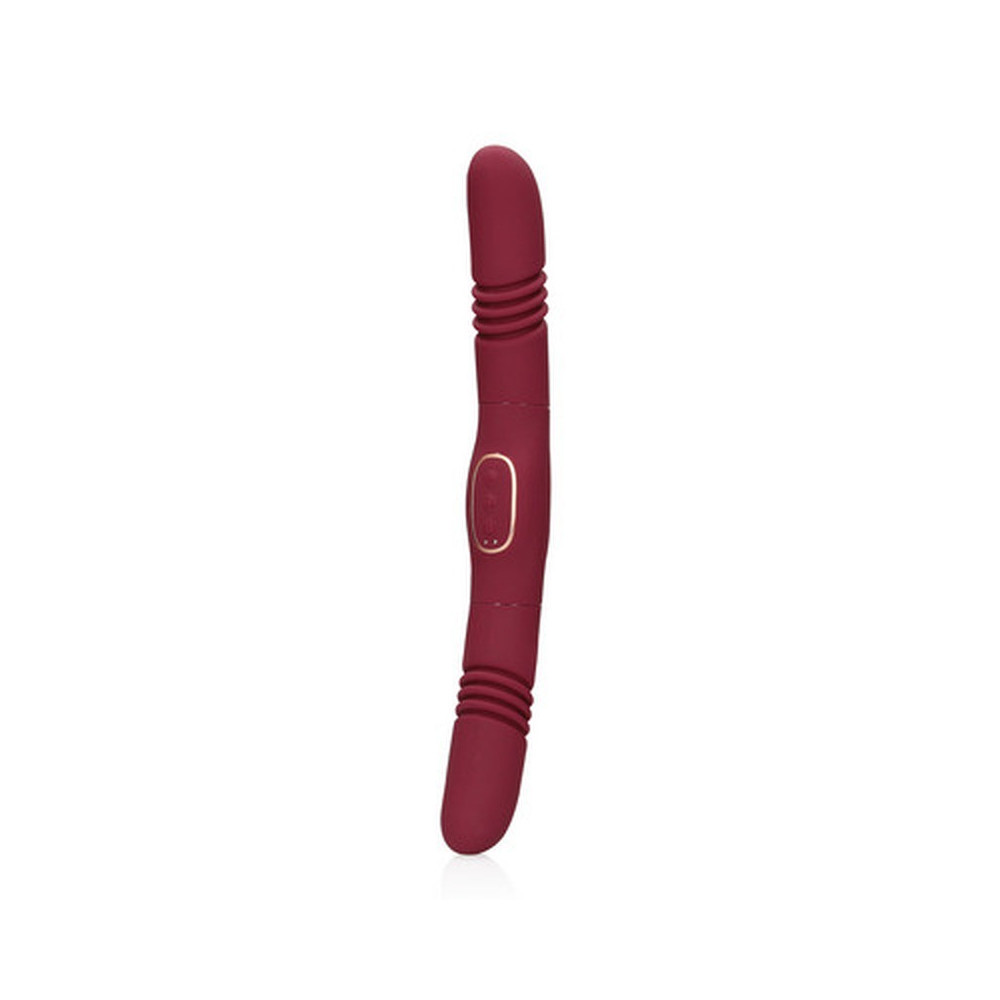 Merlot Vibrador doble thrusting granate