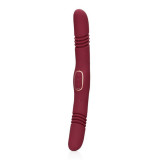 Merlot Vibrador doble thrusting granate