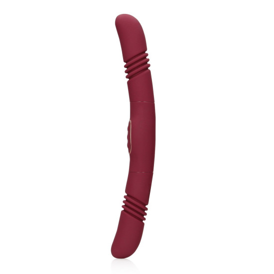 Merlot Vibrador doble thrusting granate