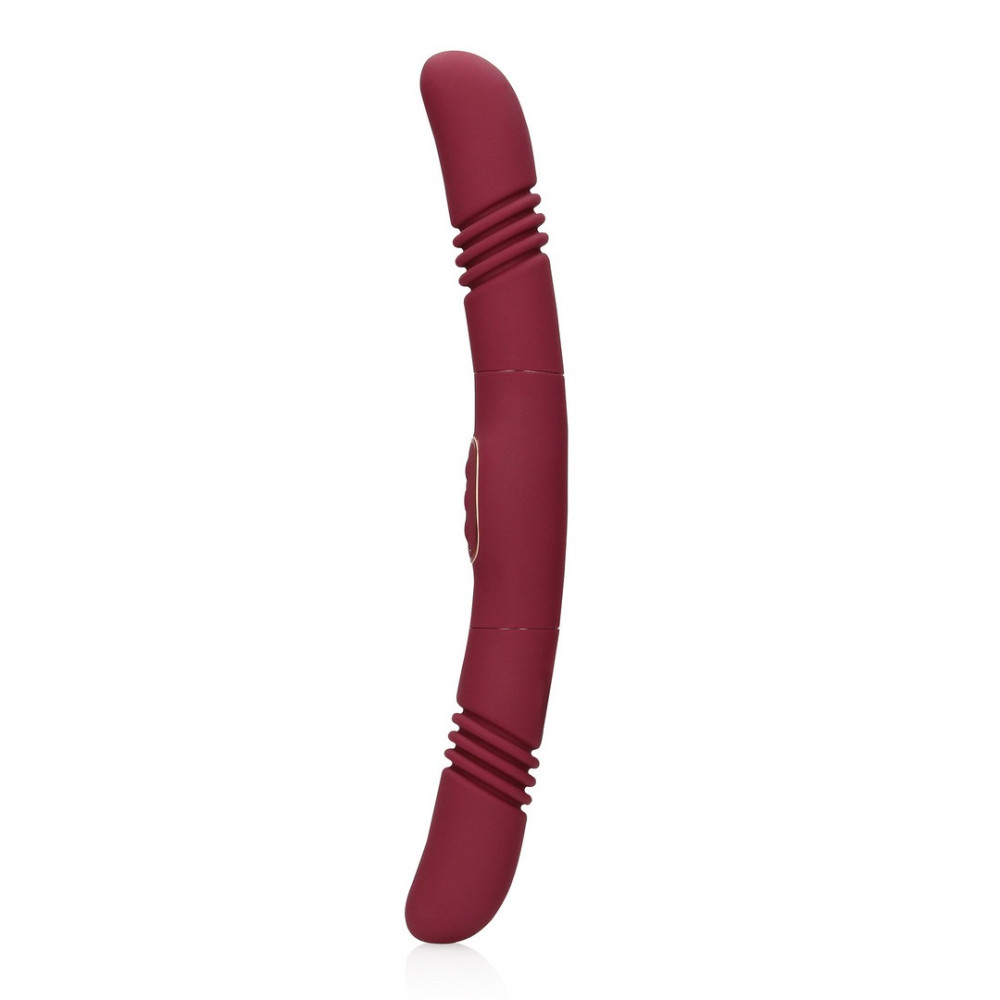Merlot Vibrador doble thrusting granate