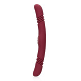 Merlot Vibrador doble thrusting granate