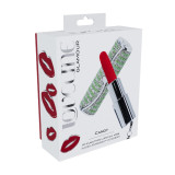VIBRADOR CON 4 ACCESORIOS CANDY LIPSTICK VERDE LOVELINE