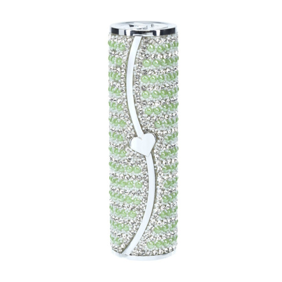 VIBRADOR CON 4 ACCESORIOS CANDY LIPSTICK VERDE LOVELINE