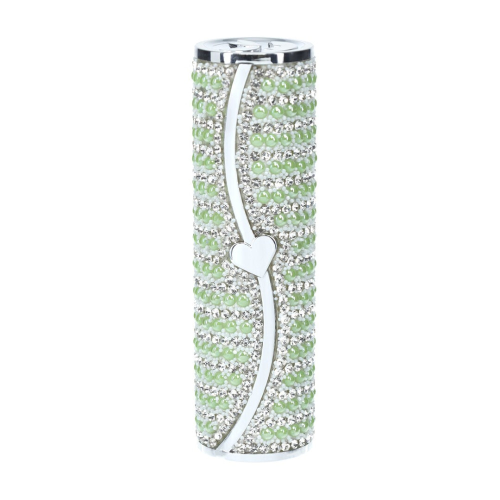 VIBRADOR CON 4 ACCESORIOS CANDY LIPSTICK VERDE LOVELINE